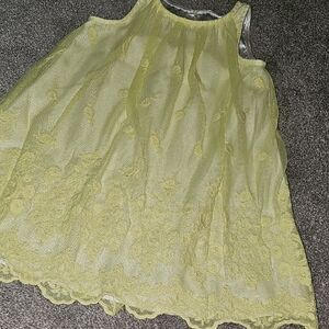 📚 Cherokee Kids Dress in Yellow Lace #K